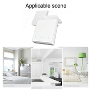 2 Buttons Intelligent Switch Smart Wall Switch (White)