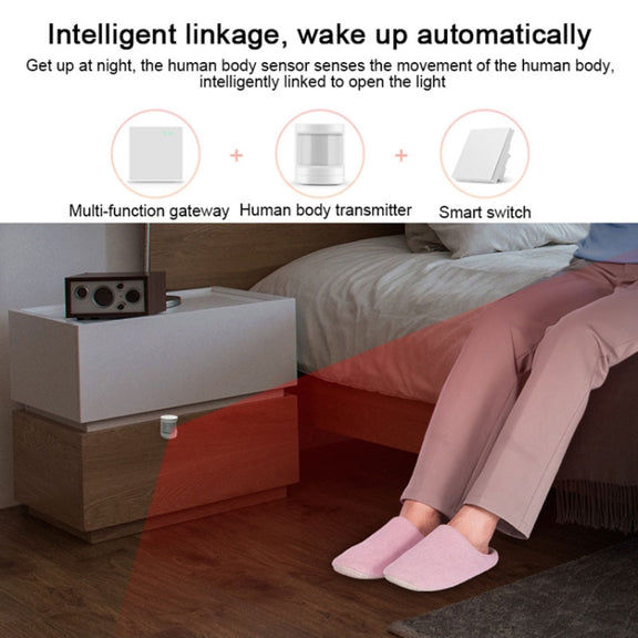 3 Buttons Intelligent Switch Smart Wall Switch (White)