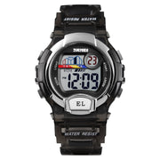 SKMEI 1450 Women Transparent Digital Watch 50m Water-resistant Sports Watch with LED Light(Black)
