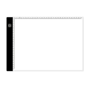 3.5W 5V LED USB Three Level of Brightness Dimmable A4 Acrylic Scale Copy Boards Anime Sketch Drawing Sketchpad with USB Cable 1.5m & Power Adapter