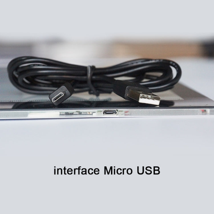 8W 5V LED USB Stepless Dimming A3 Acrylic Scale Copy Boards Anime Sketch Drawing Sketchpad with USB Cable & Power Adapter - free shipping - PMC Jewellery - Order now!