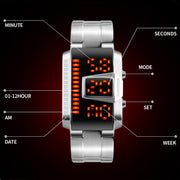 SKMEI 1179 Multifunctional Men Outdoor Sports Noctilucent Water-resistant LED Digital Watch(Black)