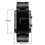 SKMEI 1179 Multifunctional Men Outdoor Sports Noctilucent Water-resistant LED Digital Watch(Black)