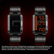 SKMEI 1179 Multifunctional Men Outdoor Sports Noctilucent Water-resistant LED Digital Watch(Black)