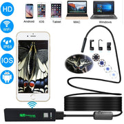 YPC110 8mm 2.0MP HD Camera WiFi Endoscope Snake Tube Inspection Camera with 8 LED, Water-resistant IP68, Lens Diameter: 8mm, Length: 3.5m, Soft Line