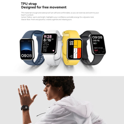 Original Xiaomi Mi Band 8 Pro Global 1.74 inch AMOLED Full Color Screen 5ATM Waterproof Smart Watch, Support GPS / Heart Rate (Black) - Wearable Devices by Xiaomi | Online Shopping South Africa | PMC Jewellery | Buy Now Pay Later Mobicred