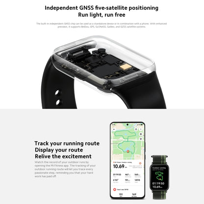 Original Xiaomi Mi Band 8 Pro Global 1.74 inch AMOLED Full Color Screen 5ATM Waterproof Smart Watch, Support GPS / Heart Rate (Black) - Wearable Devices by Xiaomi | Online Shopping South Africa | PMC Jewellery | Buy Now Pay Later Mobicred