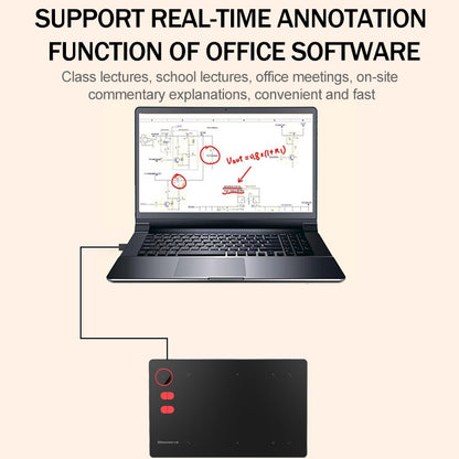 10Moons G20 Digital Tablet Capable of Connecting with Mobile Phone and Tablet Computer with 8192 Passive Pen - free shipping - PMC Jewellery - Order now!