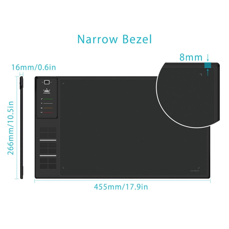 HUION Inspiroy Series WH1409(8192) 5080LPI Professional Art USB Graphics Drawing Tablet for Windows / Mac OS, with Digital Pen - free shipping - PMC Jewellery - Order now!