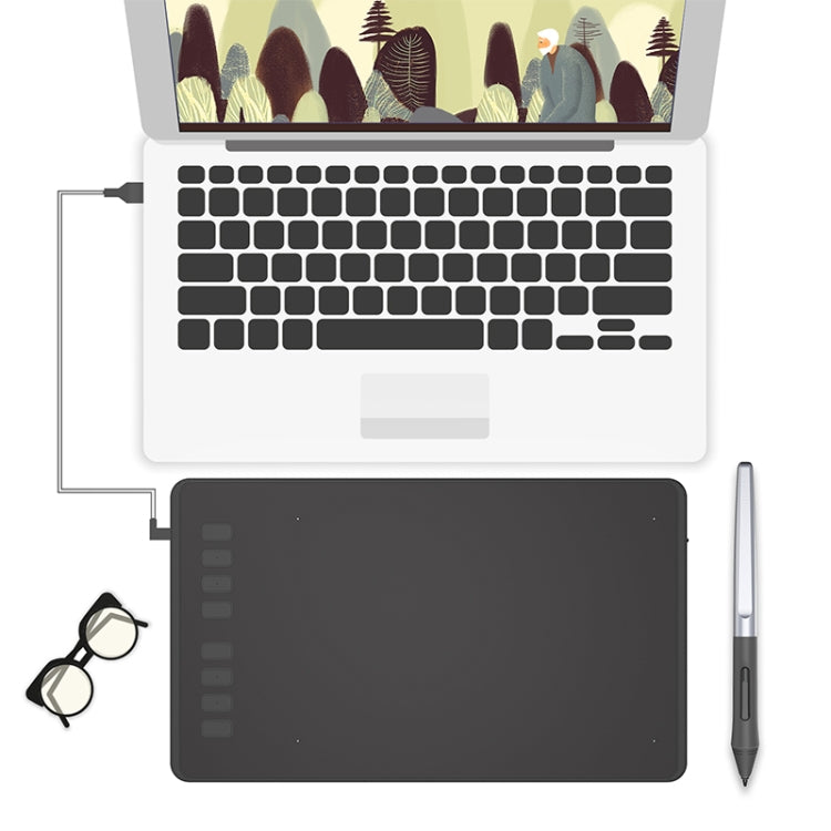 HUION Inspiroy Series H950P 5080LPI Professional Art USB Graphics Drawing Tablet for Windows / Mac OS, with Battery-free Pen - free shipping - PMC TechLife - Order now!