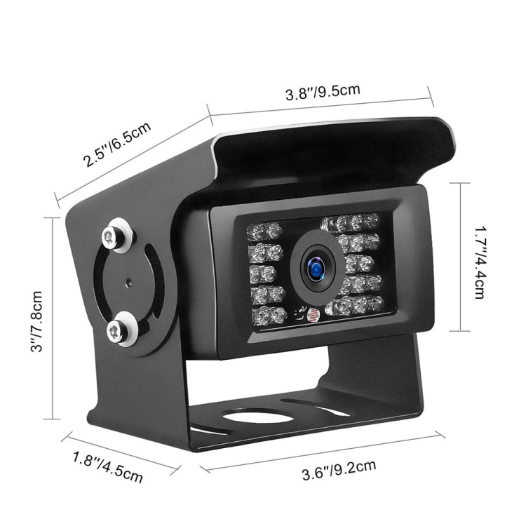 F0503 684 x 512 Effective Pixel HD Water-resistant  28 LED IR Night Vision 120 Degree Wide Angle Car / Truck Rear View Backup Reverse Camera