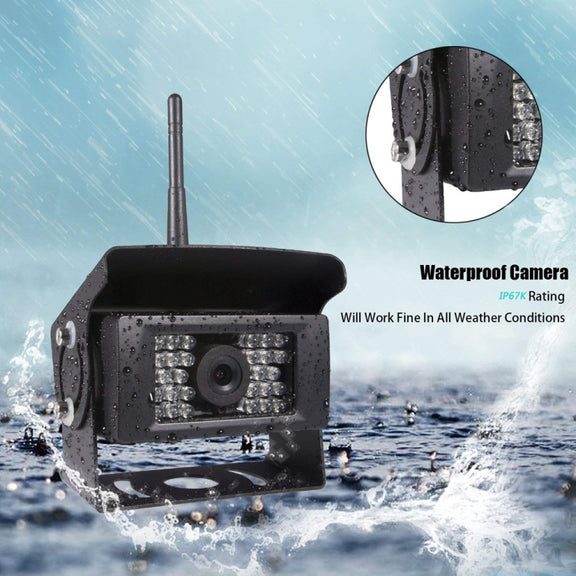 F0503 684 x 512 Effective Pixel HD Water-resistant  28 LED IR Night Vision 120 Degree Wide Angle Car / Truck Rear View Backup Reverse Camera