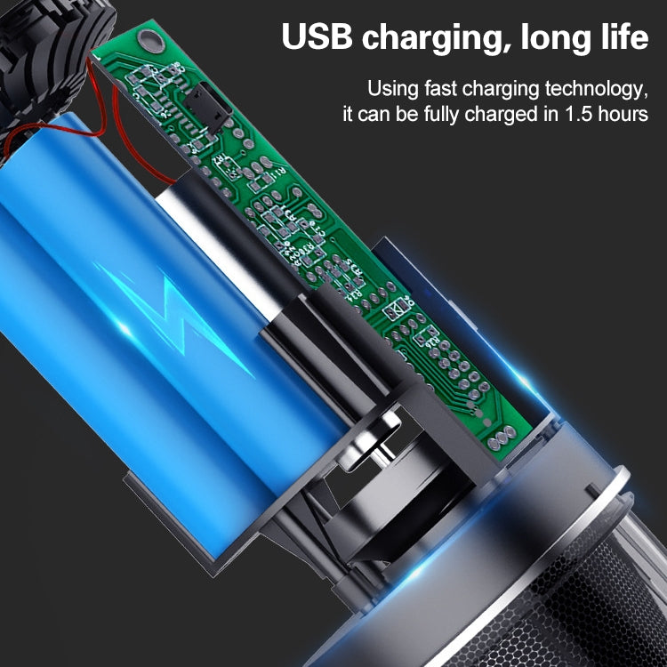 Car / Household Wireless Portable 90W Handheld Powerful Vacuum Cleaner (Navy Blue) - Vacuum Cleaner by PMC TechLife | Online Shopping South Africa | PMC TechLife | Buy Now Pay Later Mobicred