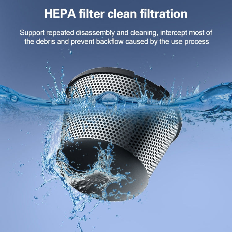 Car / Household Wireless Portable 90W Handheld Powerful Vacuum Cleaner (Navy Blue) - Vacuum Cleaner by PMC TechLife | Online Shopping South Africa | PMC TechLife | Buy Now Pay Later Mobicred