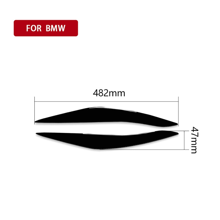 For BMW 5 Series F10 2010-2013 Car Lamp Eyebrow Decorative Sticker,Left and Right Drive Universal - Decorative Strip by PMC TechLife | Online Shopping South Africa | PMC TechLife | Buy Now Pay Later Mobicred