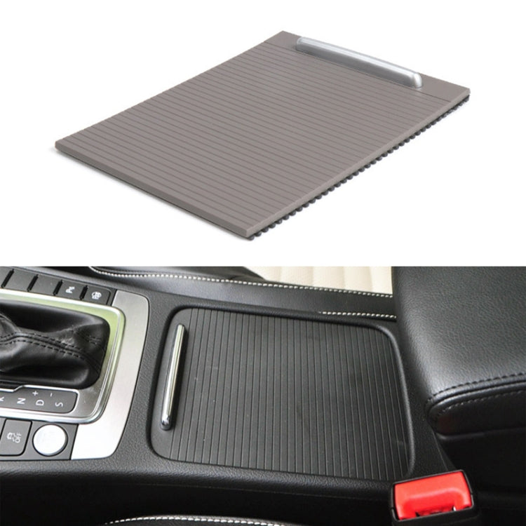 Car Center Console Water Cup Holder Cover Trim for Volkswagen Magotan / CC / Passat, Left Driving (Brown) - Stowing Tidying by PMC TechLife | Online Shopping South Africa | PMC TechLife | Buy Now Pay Later Mobicred