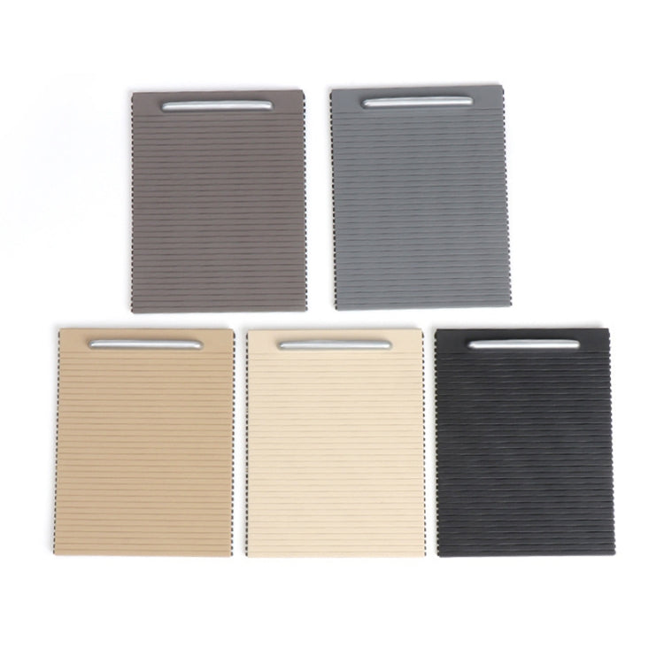 Car Center Console Water Cup Holder Cover Trim for Volkswagen Magotan / CC / Passat, Left Driving(Dark Beige)