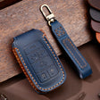 For Dodge Ram 6-button C163 Car Key Leather Protective Case (Blue) - Car Key Cases by PMC TechLife | Online Shopping South Africa | PMC TechLife | Buy Now Pay Later Mobicred