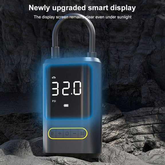 ATJ-8466 Portable Car Tire Air Pump Digital Display Wireless Electric Air Pump, Style: Lithium Battery