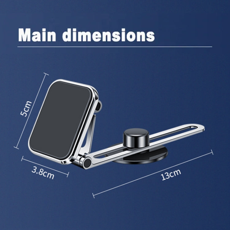 F52 Magnetic Car Floating Screen Phone Navigation Holder (Black)