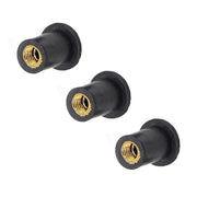 20 in 1 M4 Universal Motorcycle Windshield Brass Nuts
