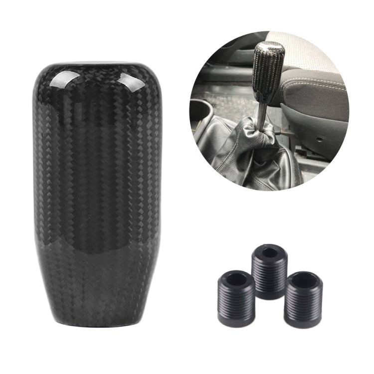 Universal Car Real Carbon Fiber Gear Head (Black) - free shipping - PMC TechLife - Order now!