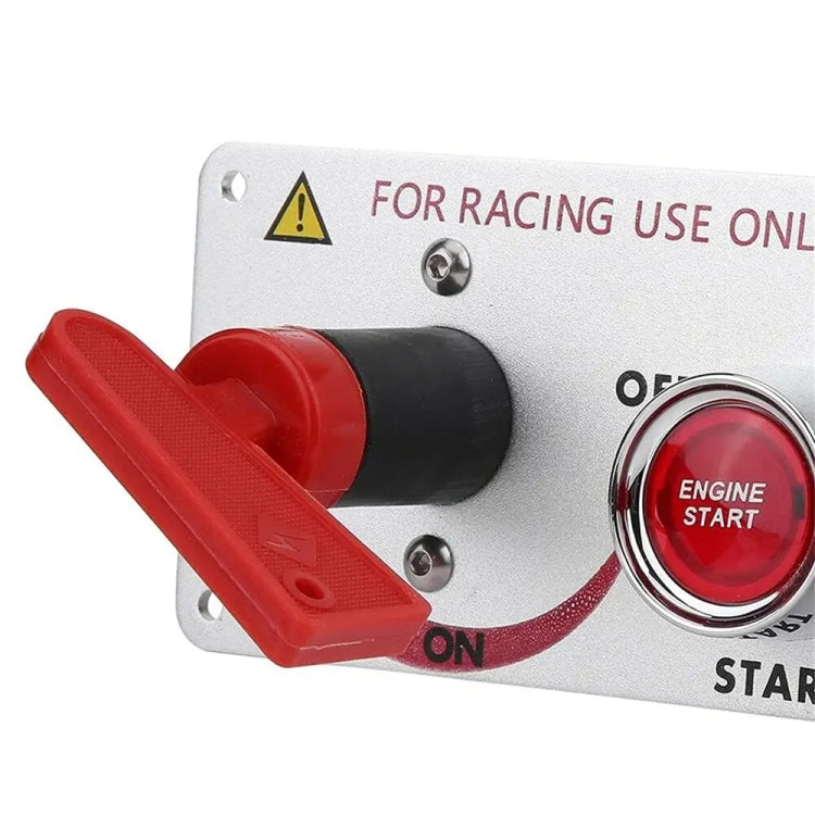 12V Racing Car LED Ignition Switch One Key Start Combination Panel - Car Switches by PMC TechLife | Online Shopping South Africa | PMC TechLife | Buy Now Pay Later Mobicred