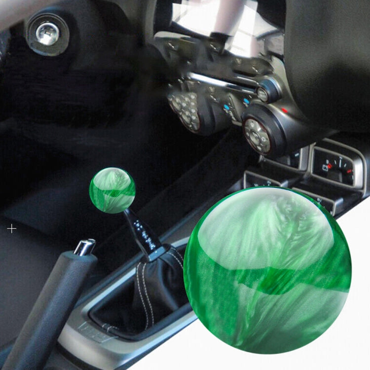 Car Modified Marble Star Gear Head Shifter Cover with Adapter (Green) - Shift Knob by PMC TechLife | Online Shopping South Africa | PMC TechLife | Buy Now Pay Later Mobicred