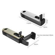 G202 Car Creative Phone Bracket Hook 360 Degree Rotating Telescopic Bracket(Black)