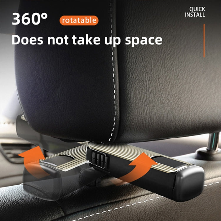 G202 Car Creative Phone Bracket Hook 360 Degree Rotating Telescopic Bracket(Black) - Universal Car Holders by PMC TechLife | Online Shopping South Africa | PMC TechLife | Buy Now Pay Later Mobicred
