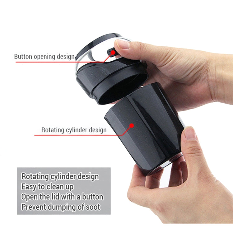 N12B Car Creative Ashtray Solar Power With Light And Cover Car Supplies (Gold) - free shipping - PMC TechLife - Order now!