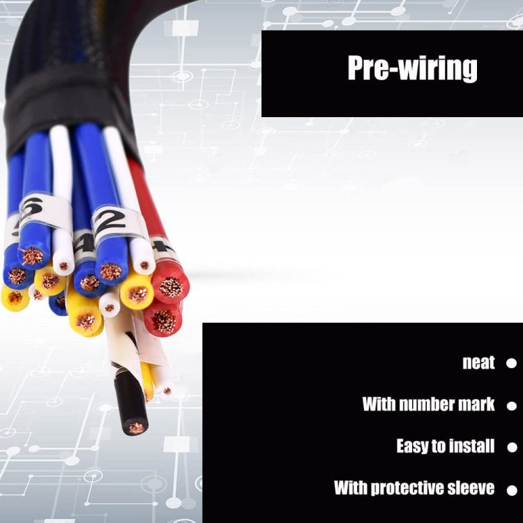 24V 5 Pin Car 6 Slots Waterproof Relay Fuse Box with Cable - Fuse by PMC TechLife | Online Shopping South Africa | PMC TechLife | Buy Now Pay Later Mobicred