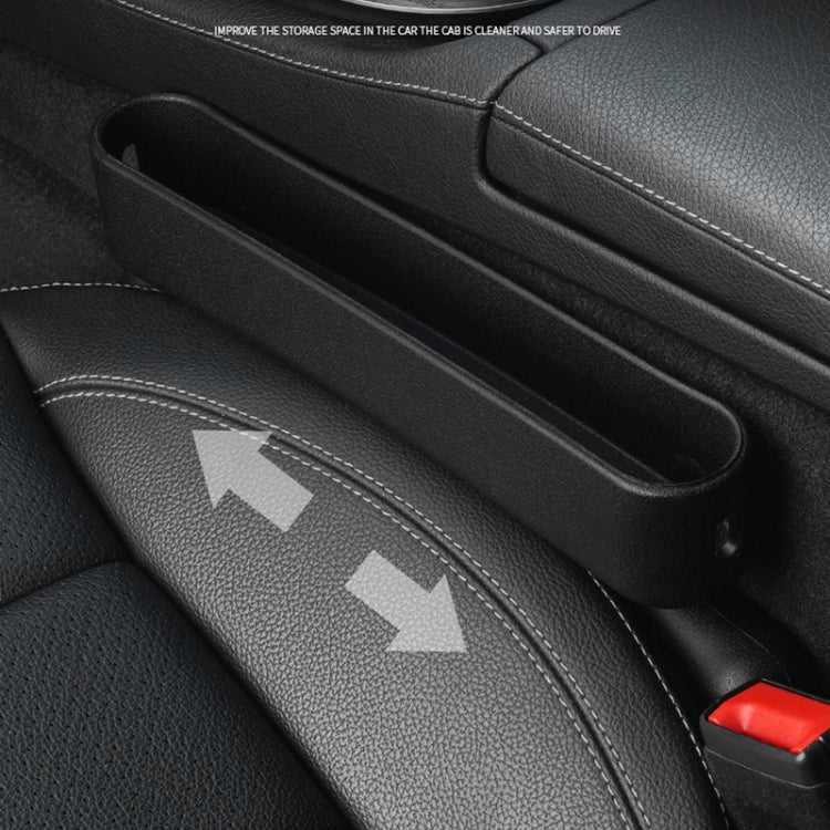Car Gap Storage Box Multifunctional Car Seat Crevice Storage Box, Specification: Single Pack (Black) - Stowing Tidying by PMC TechLife | Online Shopping South Africa | PMC TechLife | Buy Now Pay Later Mobicred