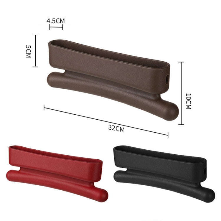 Car Gap Storage Box Multifunctional Car Seat Crevice Storage Box, Specification: 1 Pair (Brown) - Stowing Tidying by PMC TechLife | Online Shopping South Africa | PMC TechLife | Buy Now Pay Later Mobicred