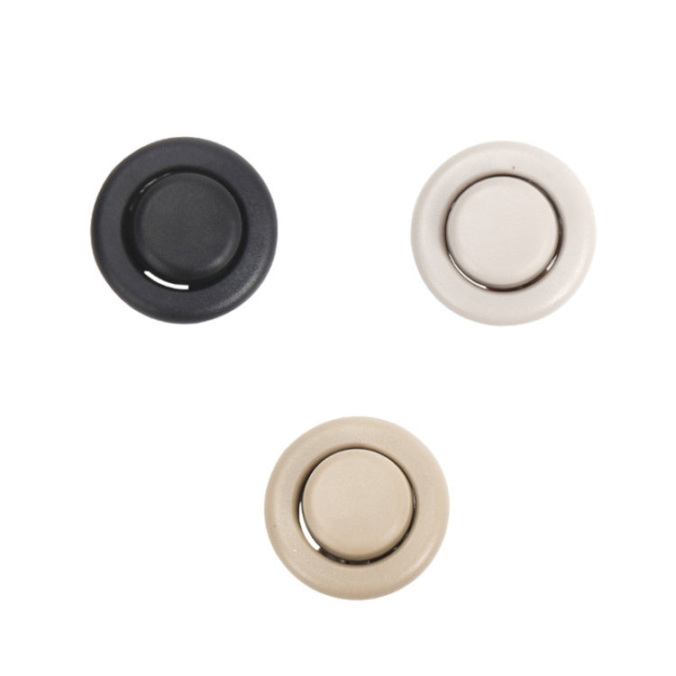 For BMW E90 / F18 Left Driving Car Rear Seat Headrest Switch Button 52207251369-1(Beige)