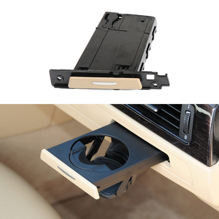 For BMW 3 Series E90 Left Driving Car Dashboard Right Side Water Cup Holder 5141 9173 473(Beige) - Car Drink Holders by PMC TechLife | Online Shopping South Africa | PMC TechLife | Buy Now Pay Later Mobicred