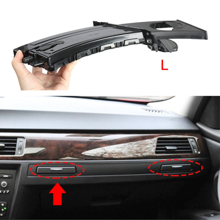 For BMW 3 Series E90 Left Driving Car Dashboard Left Side Water Cup Holder 5141 9173 463(Black) - Car Drink Holders by PMC TechLife | Online Shopping South Africa | PMC TechLife | Buy Now Pay Later Mobicred