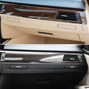For BMW 3 Series E90 Left Driving Dashboard Water Cup Holder Decorative Frame 5145 7138 797(Black)