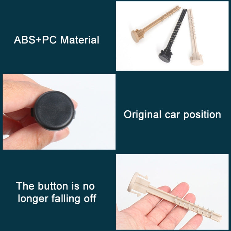For BMW 3 Series F30 Left Driving Car Front Headrest Switch Button 5210 7362 619(Beige White) - Car Switches by PMC TechLife | Online Shopping South Africa | PMC TechLife | Buy Now Pay Later Mobicred