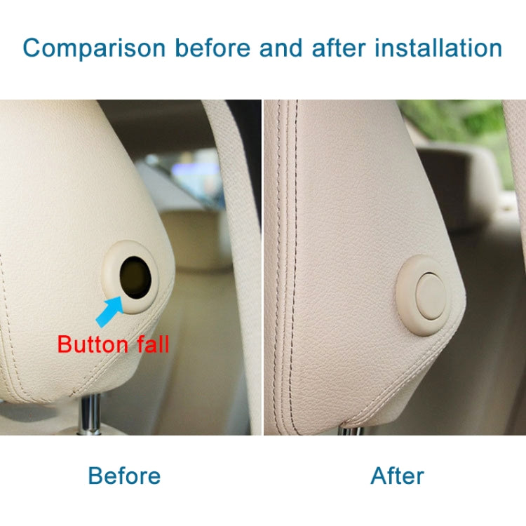 For BMW 3 Series F30 Left Driving Car Front Headrest Switch Button 5210 7362 622(Beige) - Car Switches by PMC TechLife | Online Shopping South Africa | PMC TechLife | Buy Now Pay Later Mobicred