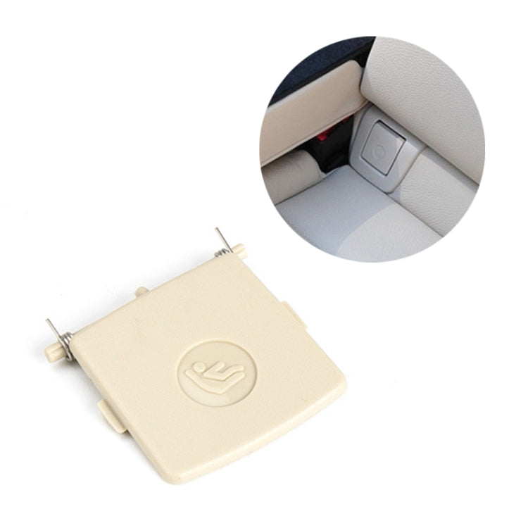 For BMW 3 Series E92 Left Driving Car Child Safety Seat Isofix Switch Cover 5220 6970 746-1(Beige) - Seat Accessories by PMC TechLife | Online Shopping South Africa | PMC TechLife | Buy Now Pay Later Mobicred