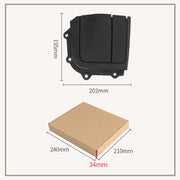 For BMW 3 Series E93 Left Driving Car Convertible Rear Platform Right Hinge Cover Folding Cover 5437 7175 480(Black)
