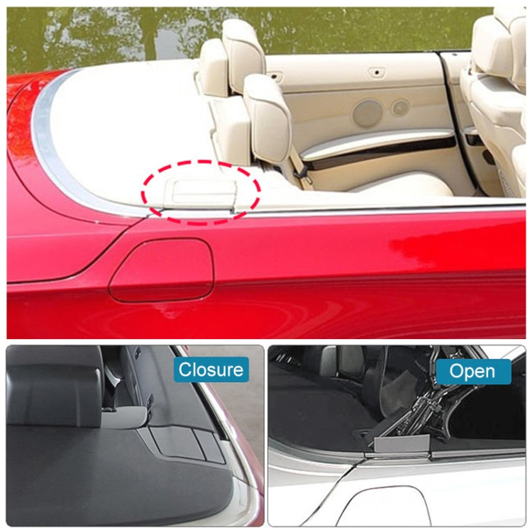 For BMW 3 Series E93 Left Driving Car Convertible Rear Platform Right Hinge Cover Folding Cover 5437 7175 482(Grey)