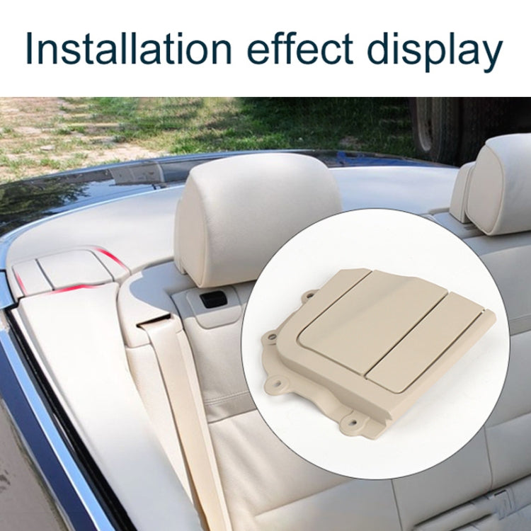 For BMW 3 Series E93 Left Driving Car Convertible Rear Platform Right Hinge Cover Folding Cover 5437 7175 484(Beige) - free shipping - PMC TechLife - Order now!