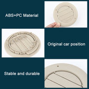 For Ford Edge Left-hand Drive Car Roof Air Conditioner Air Outlet (Beige White)