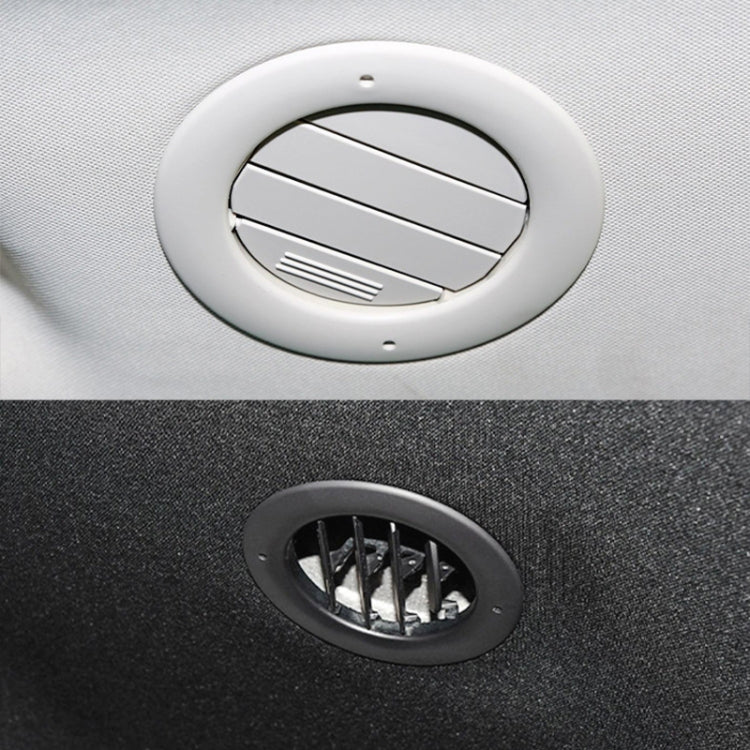 For Ford Edge Left-hand Drive Car Roof Air Conditioner Air Outlet (Beige White)