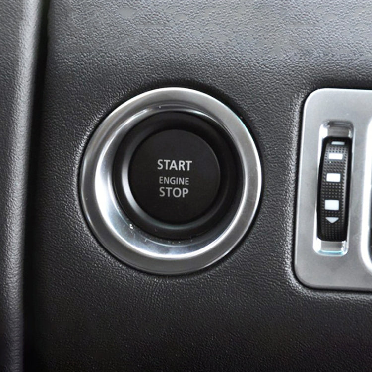 One-key Start Engine Stop Switch Button for Land Rover Range Rover Executive, Left Driving (Black)