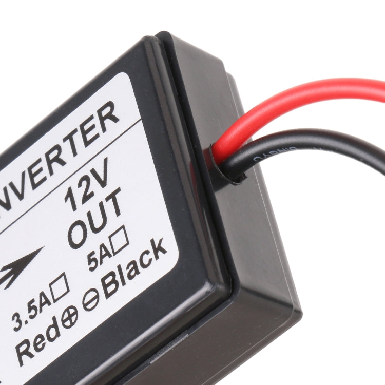 DC24V-12V 3.5A Car Power Step-down Transformer - Voltage Stabilizer by PMC TechLife | Online Shopping South Africa | PMC TechLife | Buy Now Pay Later Mobicred