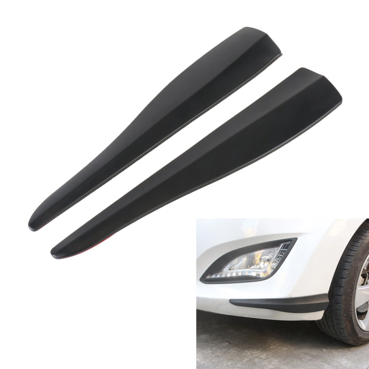 1 Pair Car Solid Color Silicone Bumper Strip, Style: Short (Black) - Anti Collision Sticker by PMC TechLife | Online Shopping South Africa | PMC TechLife | Buy Now Pay Later Mobicred