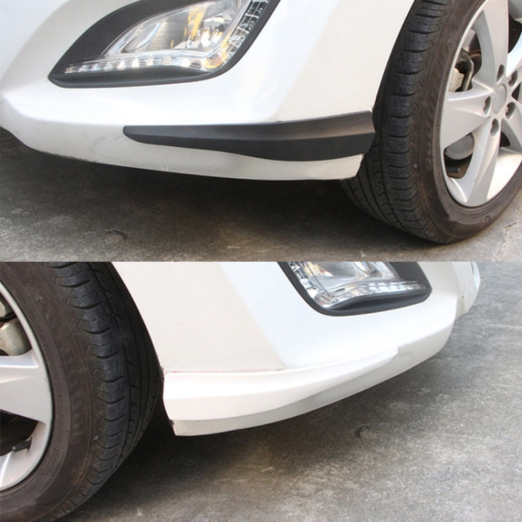 1 Pair Car Solid Color Silicone Bumper Strip, Style: Short (White) - Anti Collision Sticker by PMC TechLife | Online Shopping South Africa | PMC TechLife | Buy Now Pay Later Mobicred